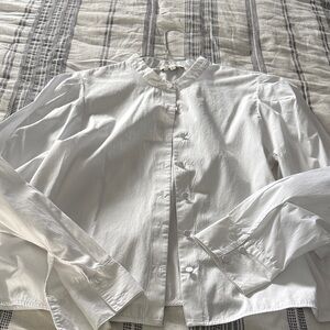 Madewell Women's White Button Down Shirt